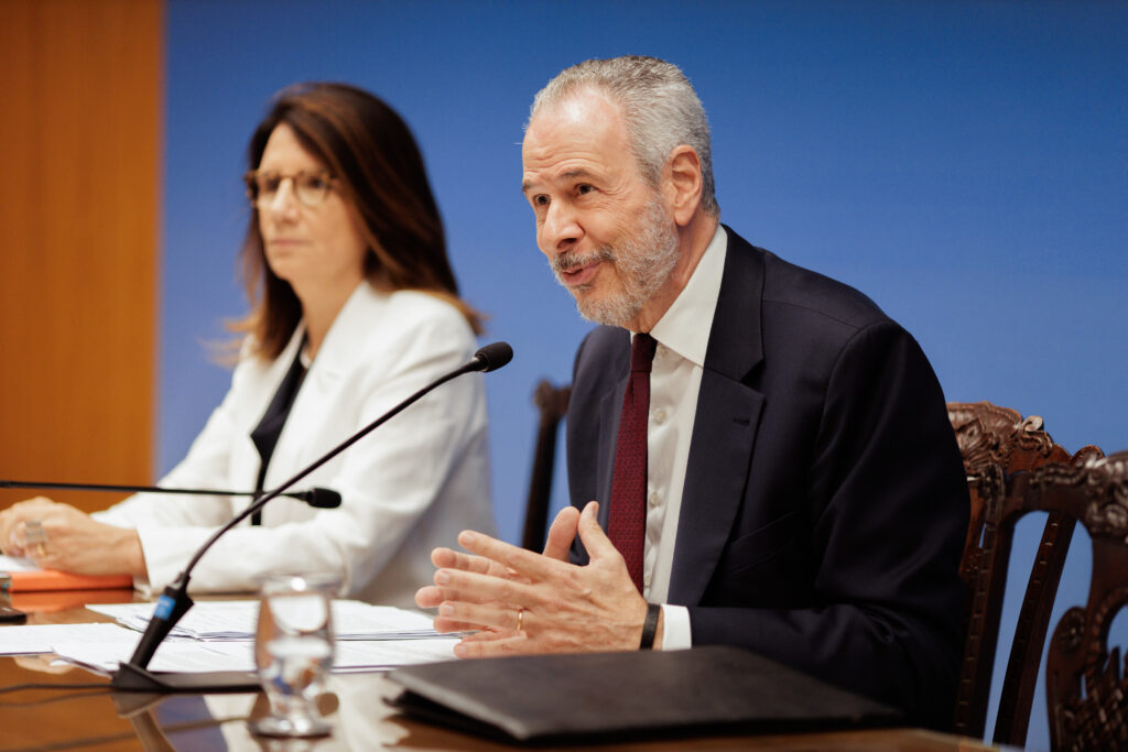 Press briefing: Letter from the COP30 President, André Corrêa do Lago. (Photo: Isabela Castilho/ COP30 Amazônia)